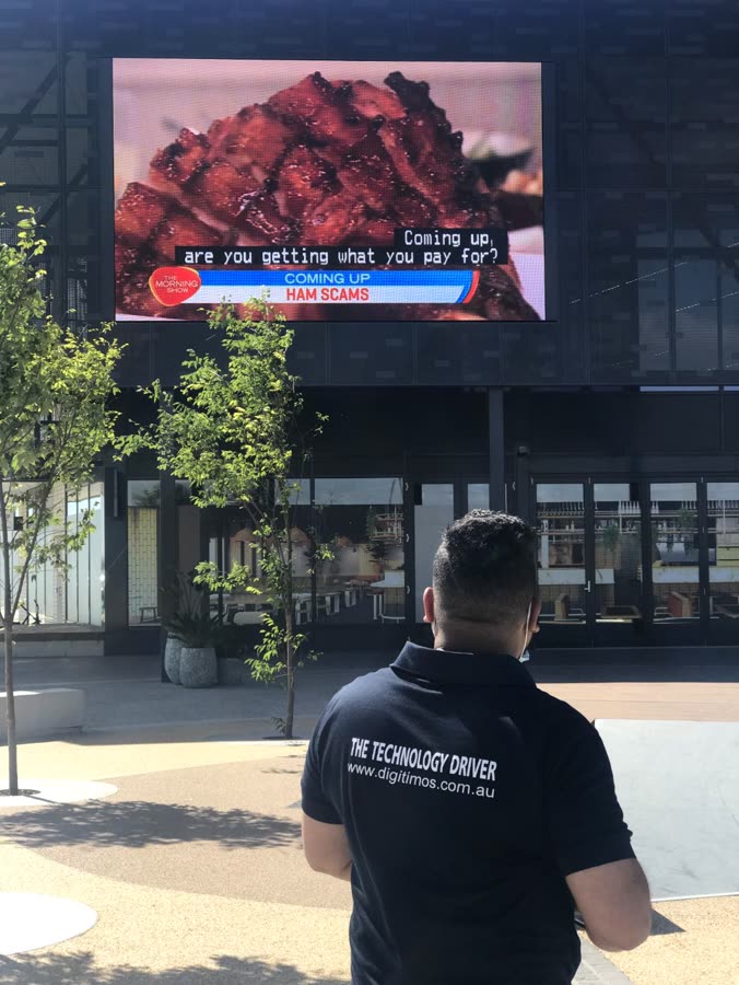 Digitimos digital signage installation