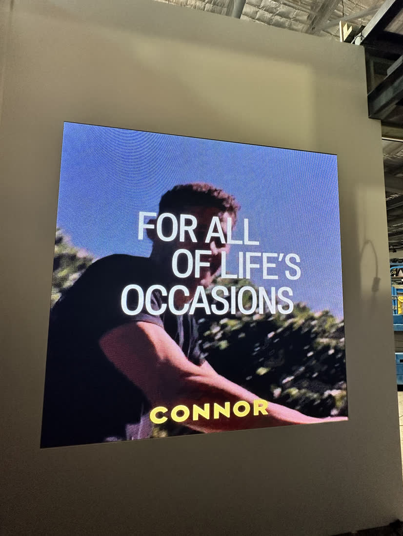 Connor — In-store LED campaign screen