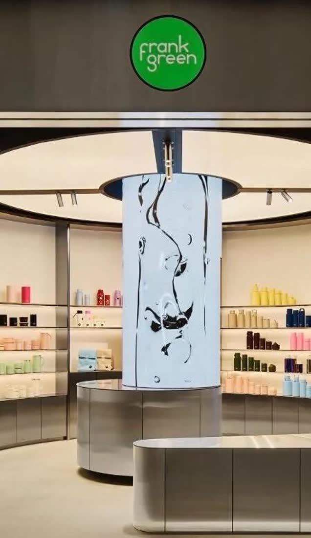Frank Green Melbourne Central — In-store LED Tower display